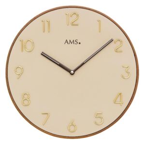 Dřevěné designové hodiny AMS 9563
