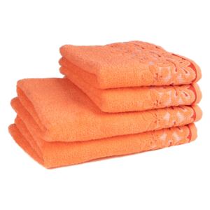 Bavlněný ručník / osuška Bella - malinová - Malinová - 50*90 cm