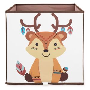 Látkový box na hračky jelen indián
