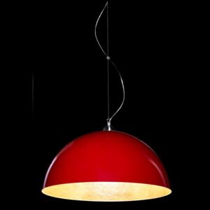 Visící lampa Luminato 70 cm červená