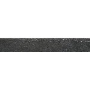 RAKO Quarzit DSLS4739, sokl, černý, leštěný, 9,5 x 60 x 1 cm
