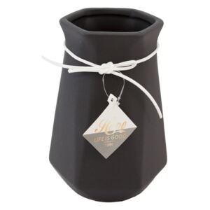 Home Elements Keramická váza 18*10,5*10,5 cm - různé barvy Barva: šedá