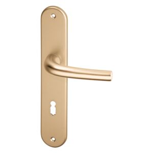 AC-T servis ACT dveřní klika ANNA OV (hliník F4) Provedení: BB (pro pokojový klíč), Rozteč: 72 mm