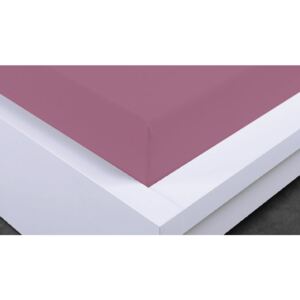 Home Elements Napínací prostěradlo Jersey 90x200 cm, růžová, bavlna