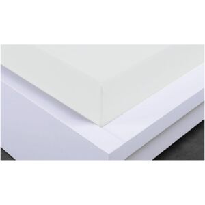 Home Elements Napínací prostěradlo Jersey 90x200 cm, bílé, bavlna