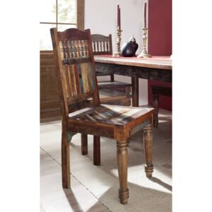 COLORES židle lakované staré indické dřevo