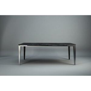 Stůl DYLE ESSENCE 001 200x100,nový tmavý dub - zrcadlové nohy