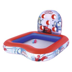 Bestway Nafukovací hrací centrum s bazénem Spiderman, 1,55m x 1,55m x 99cm