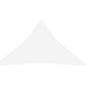 Stínící plachta oxfordská látka trojúhelník 2,5x2,5x3,5 m bílá