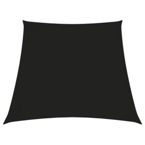 Stínící plachta oxfordská látka lichoběžníková 3/4 x 2 m černá