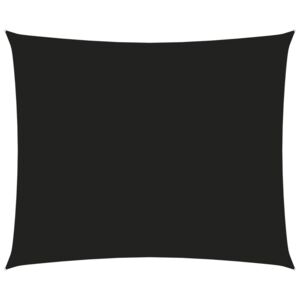 Stínící plachta oxfordská látka obdélníková 2 x 3 m černá