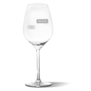 Sklenička na víno SABLIO - Miluji tě, OK 350 ml