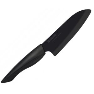 Keramický japonský nůž Santoku Kyocera Shin 14 cm, černý