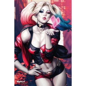 Plakát Harley Quinn - Kiss