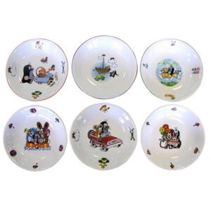 Thun | Porcelánový hluboký talíř THUN krtek 19,7cm
