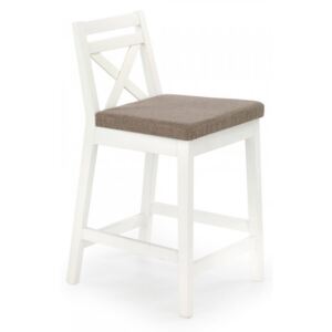 Barová židle Borys bílá
