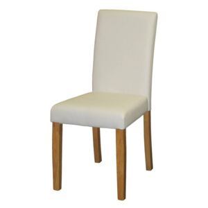 Massive home | Židle TORINO bílá Imitace kůže