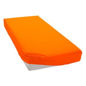 Jersey prostěradlo Oranžové Rozměr: 60x120 cm