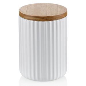 KELA Dóza na potraviny MAILA keramika / dřevo 0,75 l