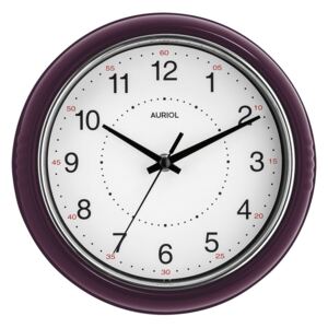 AURIOL® Retro nástěnné hodiny (lila fialová)