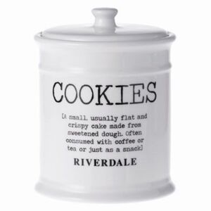 Dóza na sušenky Riverdale keramika 21x14 cm