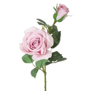EUROFIRANY Květina z růží růžová na vysokém stonku, 62x13 cm