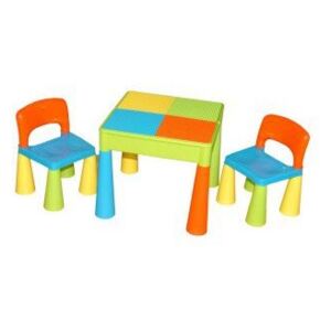 Tega Baby Tega Mamut dětská sada stoleček a dvě židličky multicolor