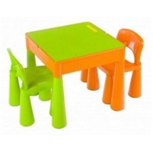 Tega Baby Tega Mamut dětská sada stoleček a dvě židličky zelená