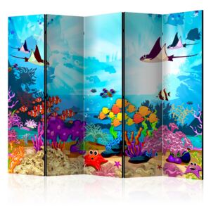 Paraván barevné rybky Velikost (šířka x výška): 225x172 cm