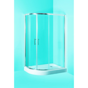 Olsen Spa IBIZA II sprchový kout 120x80 cm chromovaný rám čiré sklo akrylátová vanička levá varianta OLBIBI212L