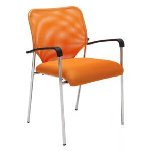 Jídelní / konferenční židle Cuba, oranžová