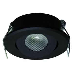 Zápustné bodové osvětlení MATI LED C, 1,5W, denní bílá, 5cm, kulaté, černé Strühm MATI LED C 03737