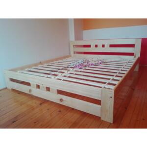 Masivní borovicová postel DANA (180 x 200)
