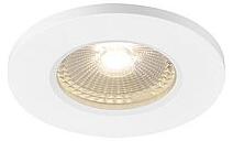 BIG WHITE KAMUELA, protipožární ochrana svítidlo k zabudování do stropu, LED, 3000K, bílé, 38°, stmívatelné, IP65 1001016