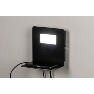 Nástěnné LED svítidlo Portal Black USB (Nordtech)