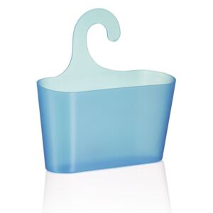 KELA Košík MAGGY PP Plastik modrá transparent L 26cm x W 8,5cm x H 14cm