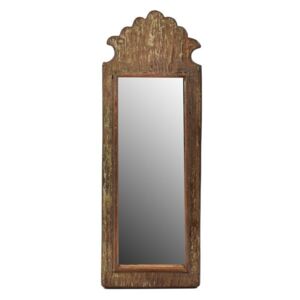 Zrcadlo v rámu z antik dřeva, 16x45x3cm