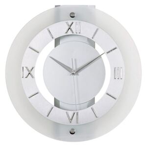 Skleněné luxusní moderní nástěnné hodiny JVD N11.1