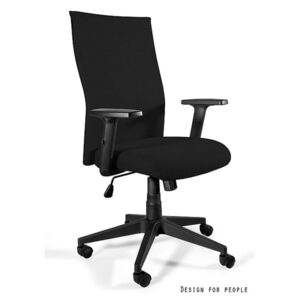 UNIQUE Kancelářská židle BLACK ON BLACK PLUS