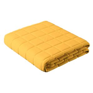 Yellow Tipi Kostkovaný prošívaný přehoz, slunečně žlutá, 170x210cm, Happiness, 133-40