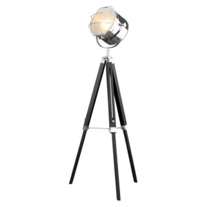 Inviro + Stojací lampa Filnoir 110-150 cm černá-chrom