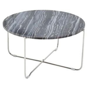 Konferenční stolek Morami 62 cm, šedá/stříbrná