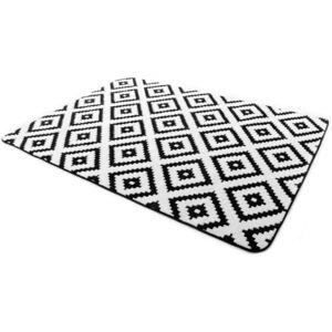 Kusový koberec DIAMOND černobílý 200x300