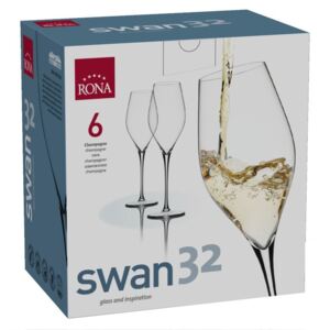 WEBHIDDENBRAND Rona Select Sklenice SWAN bílé víno 320 ml 6 ks