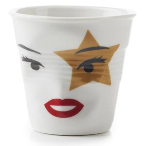 REVOL Kelímek na cappuccino 18 cl Madame Rock Star Froissés
