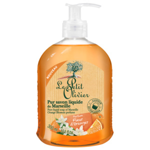 Le Petit Olivier - tekuté mýdlo Pomerančový květ 300ml (Přírodní tekuté mýdlo s olivovým olejem a přírodními extrakty francouzské značky Le Petit Olivier. S květinovou vůní pomerančových kvítků.)