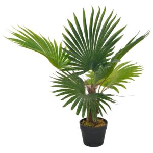 Umělá rostlina palma s květináčem zelená 70 cm