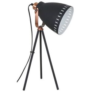 Solight stojací lampa Torino, trojnožka, 52 cm, E27 černá