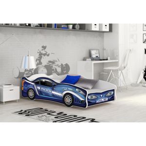 Dětská postel AUTO Cars thunder + matrace + rošt ZDARMA, 80x160, VZOR 11 Car 997