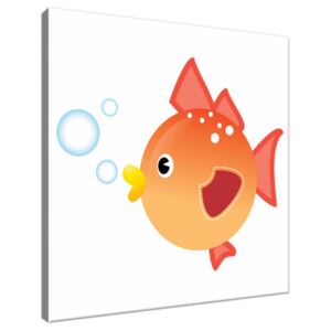 Obraz na plátně Oranžová rybka 30x30cm 3099A_1AI
